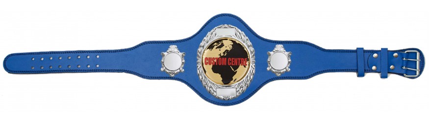 CUSTOM CHAMPIONSHIP BELT PLT286/S/CUSTOM - AVAILABLE IN 4 COLOURS